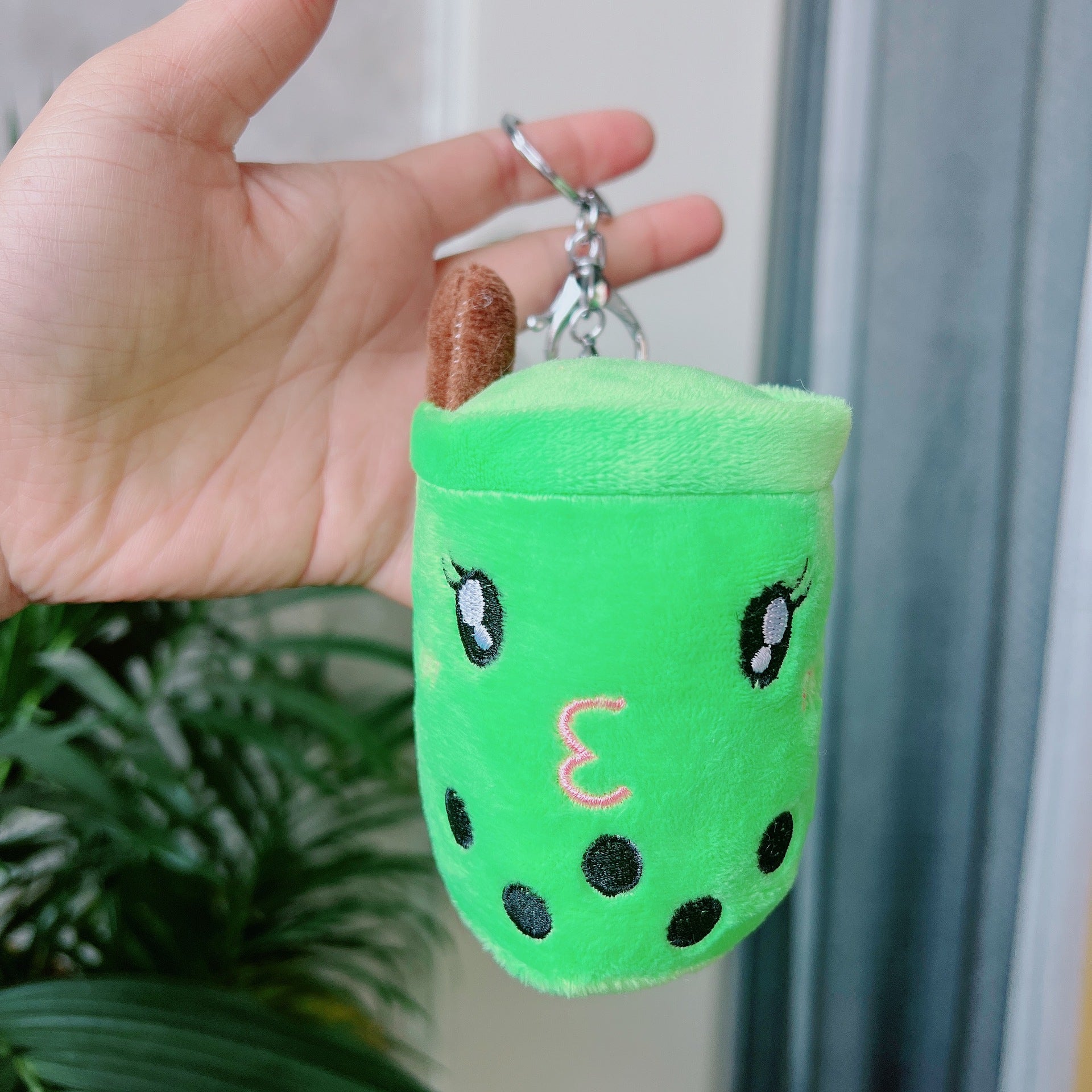 Wholesale  Plush Milk Tea Keychain Doll Doll Bag Pendant Milk Tea Plush Keychain Doll Doll